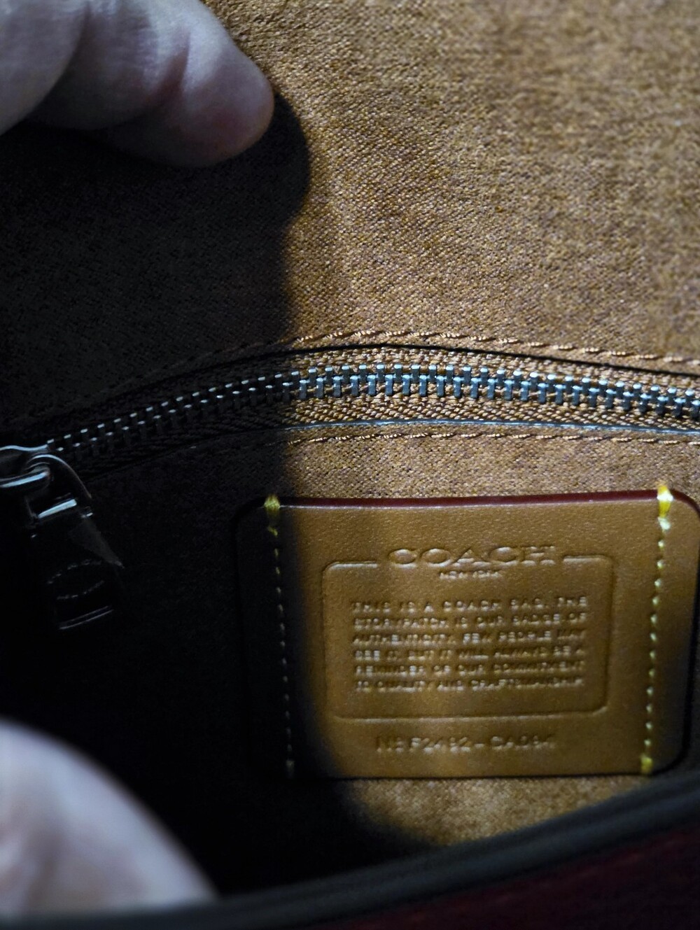 Coach Red Pebbled Leather Willow Saddlebag - Picture 9 of 10